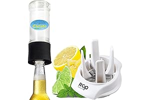 Lemon Slicer and Salt Shaker for Beer Bottle, Beer Salt for your...