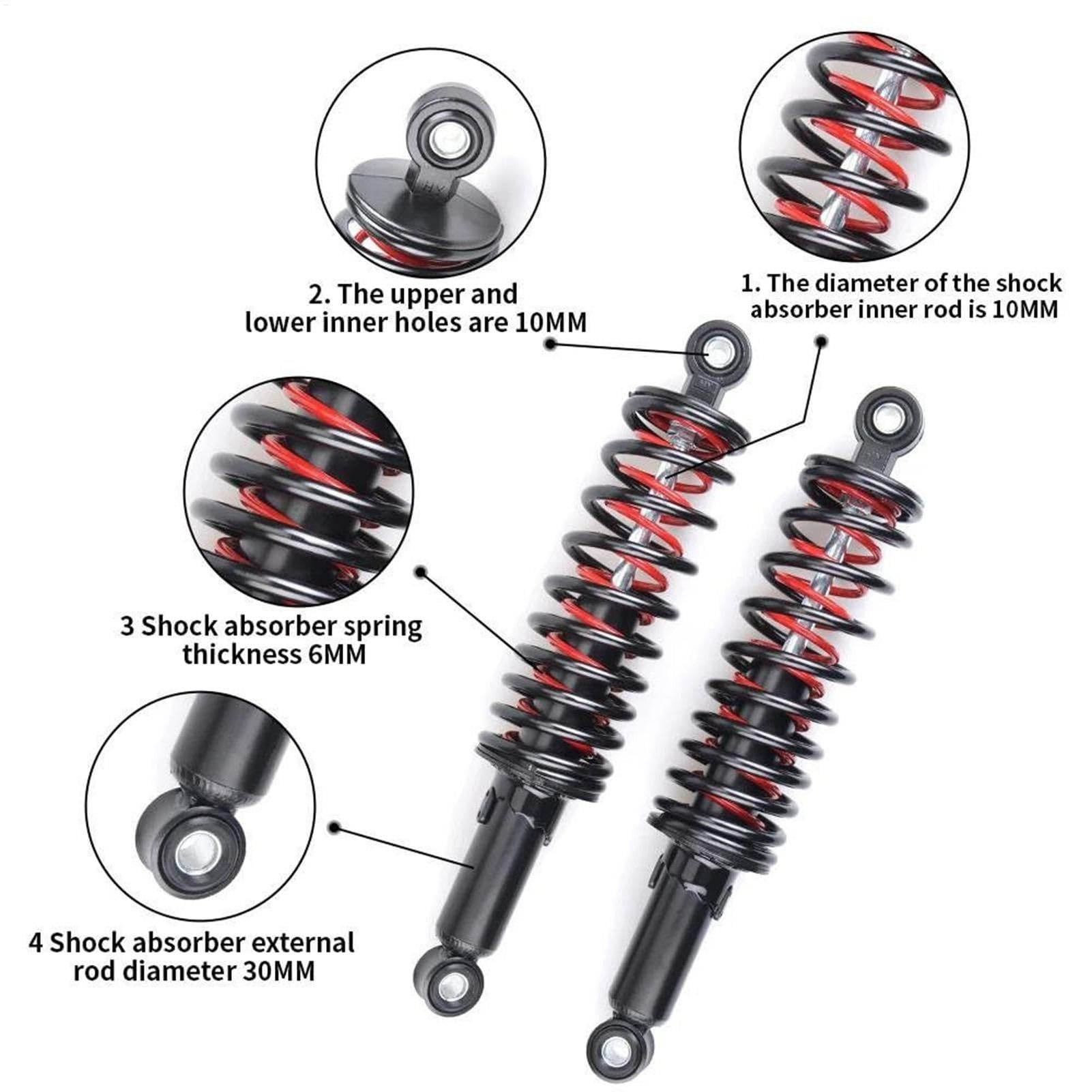Motorrad-Rückstoßdämpfer, verstellbar, Hinterradaufhängung, Stoßdämpfer