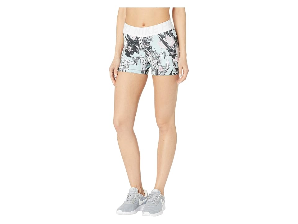 

Nike Pro Hyper Femme Shorts 3 (White/White/Black) Women's Shorts