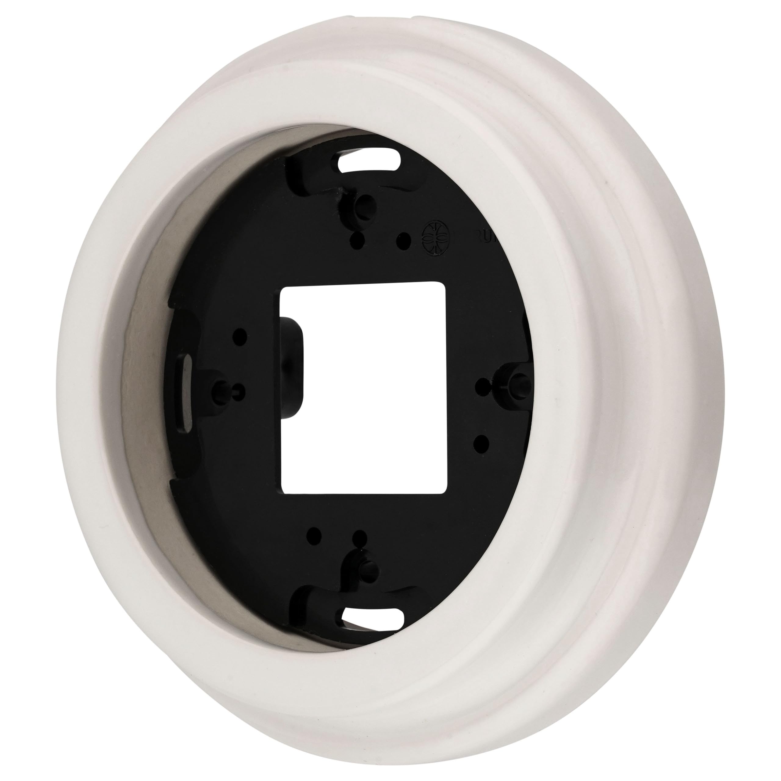 Surface-Mounted Porcelain Frame 1 Gang QR1 White