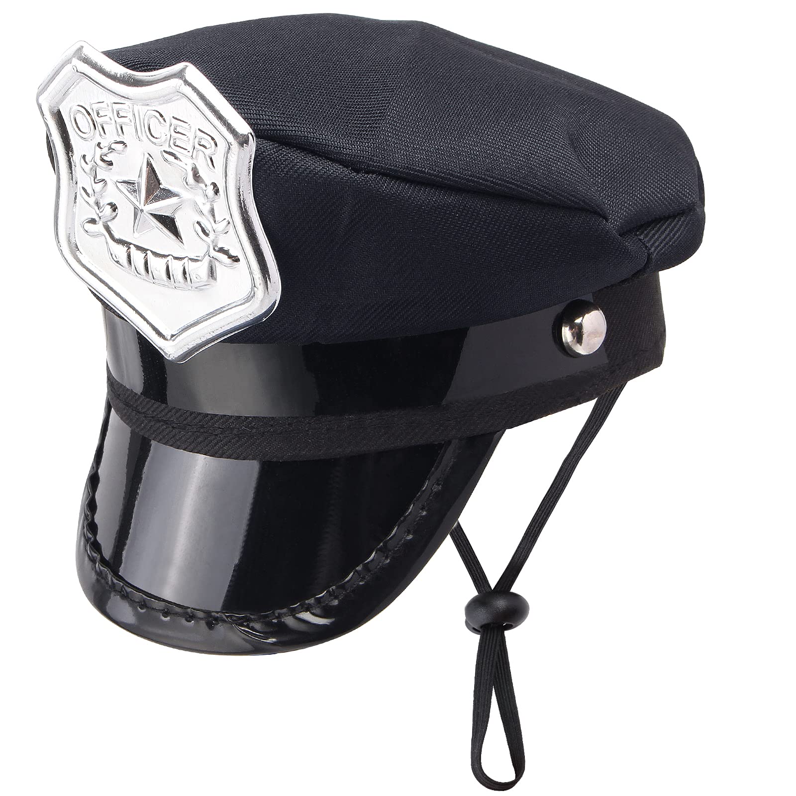 Yewong Pet Police Costume Accessory Set Pet Dog Cat Police Hat Badge Aviator Sunglasses Pet Dress Up Kit for Halloween Christmas Cosplay Role Play Party (Set-B)