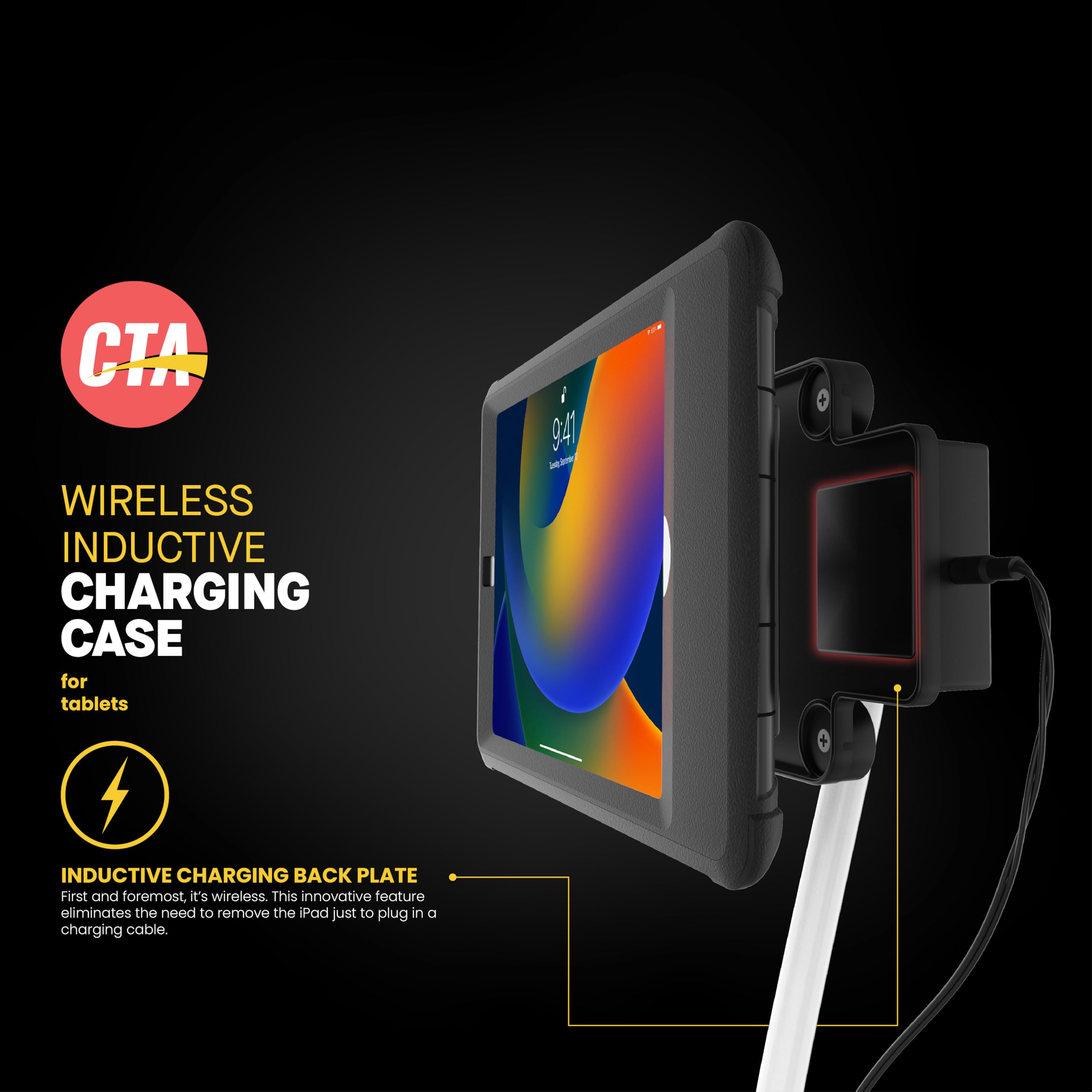 iPad Wireless Charger Magnetic Case – CTA Wireless Charging