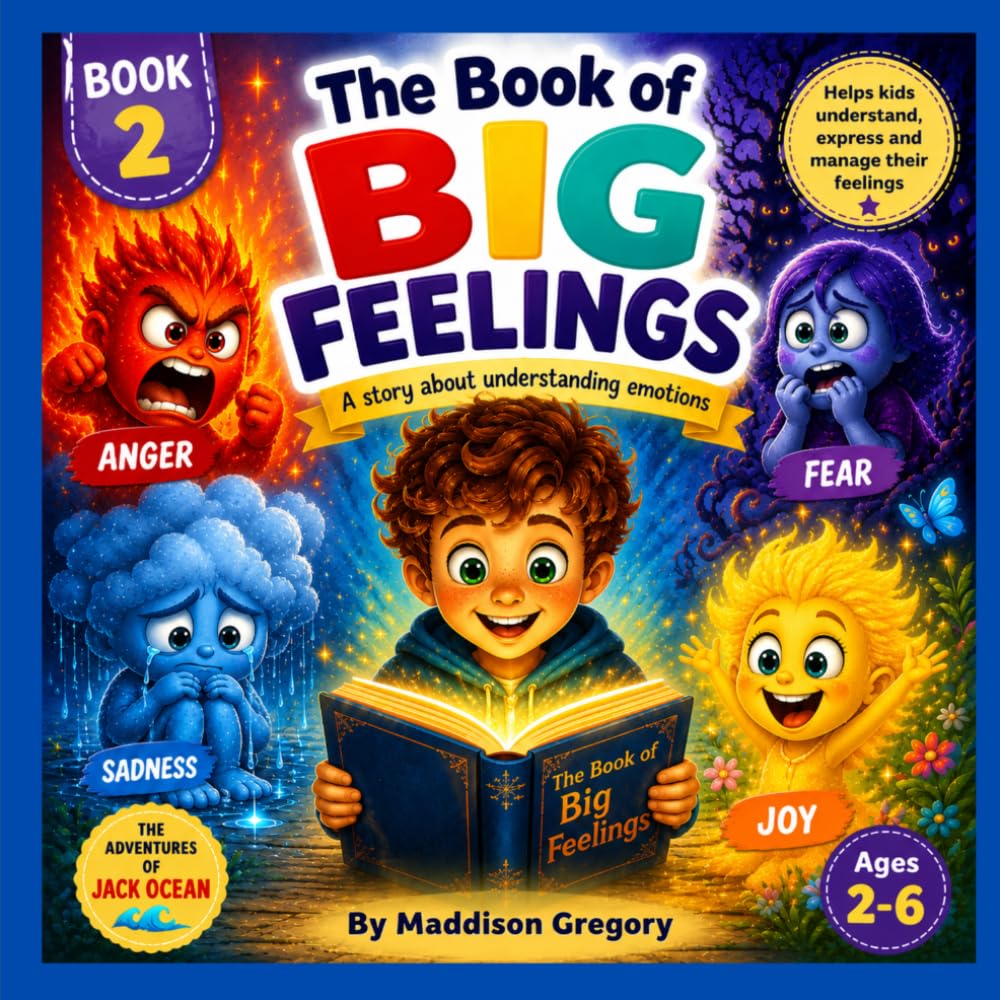 The Book of Big Feelings: A Story about Understanding Emotions (Jack Ocean Adventures)