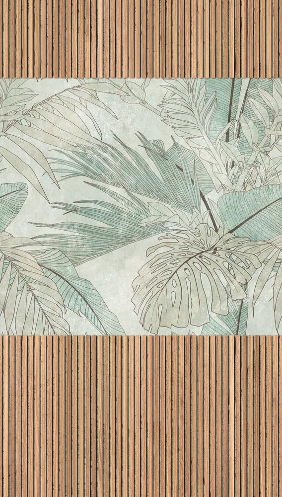 Livingwalls Non-Woven Photo Wallpaper 398541, Beige/Brown/Blue, 3.71m x 2.80m, Made in Germany