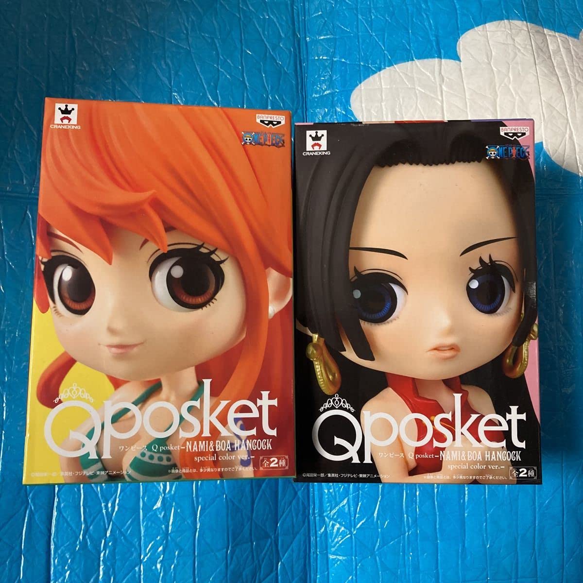 【ONE PIECE】Ｑposket ナミ＆ハンコック Amazon | ワンピース qposket ハンコック ナミ 全2種セット 未