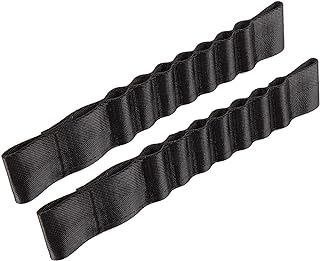 VOFONO 2 PCS Updated Heavy Duty Strong Adjustable Door Limiting Check Strap with Zipper Perfect for Jeep Wrangler Black Pack of 2