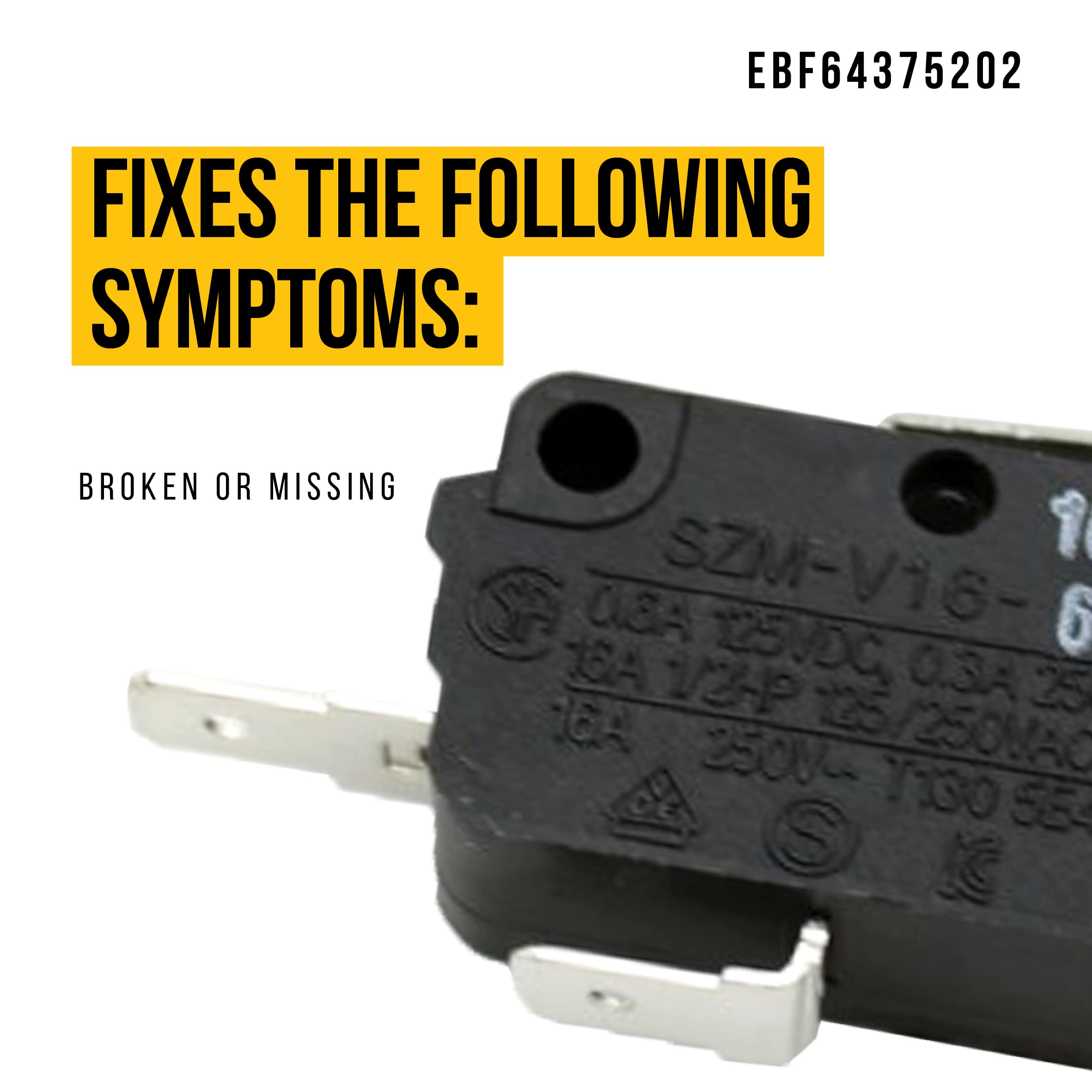 Amazon.com: Upgraded EBF64375202 Micro Switch Replacement  