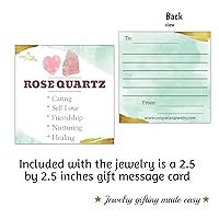 Vista 126 de Natural raw smoky quartz pendant chain necklace with white gold over 925 solid sterling silver, birthstone dainty solitaire gift for her, uniquelan