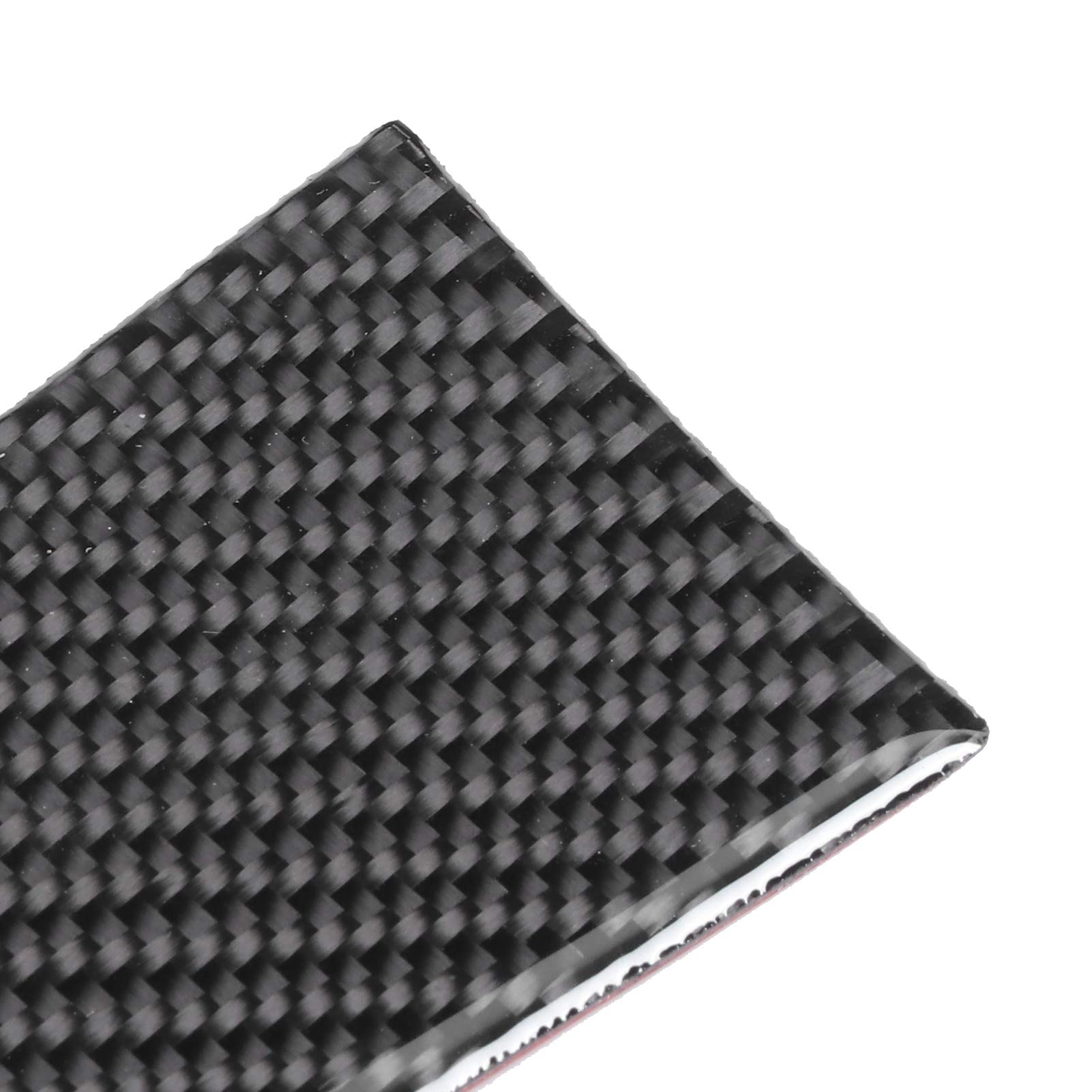 Carbon Fiber Trim Durable Copilot Storage Box Trim Universal for Car(Drive left)