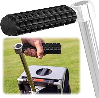 Enhon Disc Golf Cart Handle Grip Compatible with Zuca Disc Golf Cart – Ergonomic Non Slip Rubber Handle Upgrade, 3D Printing Weatherproof Discs Golfs Accessories