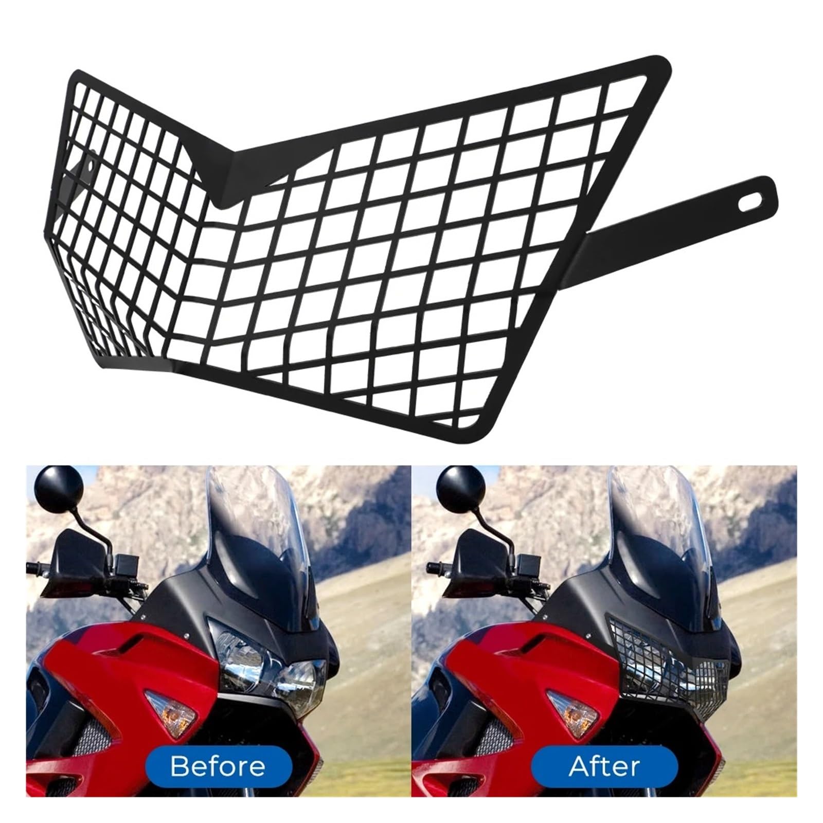 Scheinwerfer Abdeckung Für Varadero XL1000V XL 1000 V 1000V XL1000 2003-2013 Motorrad Scheinwerfer Licht Schutz Abdeckung Mesh Grill Scheinwerferabdeckungen
