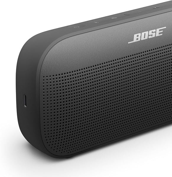 Bose SoundLink Flex Bluetooth Speaker (2nd Gen) - Portable Outdoor Speaker with Hi-Fi Audio, Waterproof and Dustproof, USB-C, Up to 12 Hours Battery Life, Black - 5
