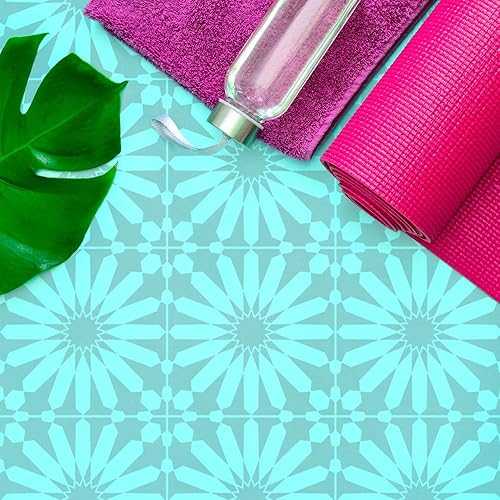 Miniatura 2 de Plantilla de azulejos de margarita árabe, plantilla de azulejos marroquíes para pintar azulejos, plantillas de azulejos reutilizables para cambio de