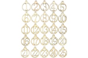 Exquisite Number Ornaments for Diverse Decorative Possibilities