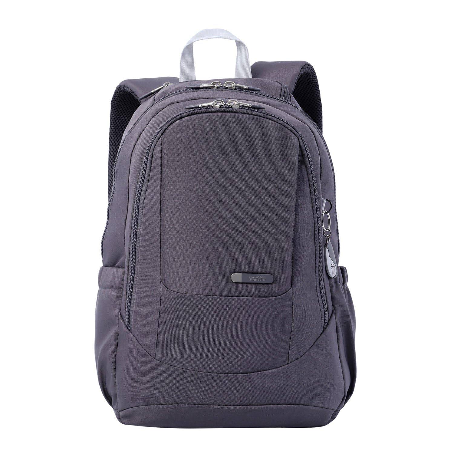 TOTTO - Mochila para Ordenador Portátil 14 Pulgadas, Modelo Goctal 2.0, Mochila Oficina e Instituto, 3 Compartimentos, 2 Bolsillos Botella, Espaldar Ergonómico, Cómodas Correas en S, Color Periscope