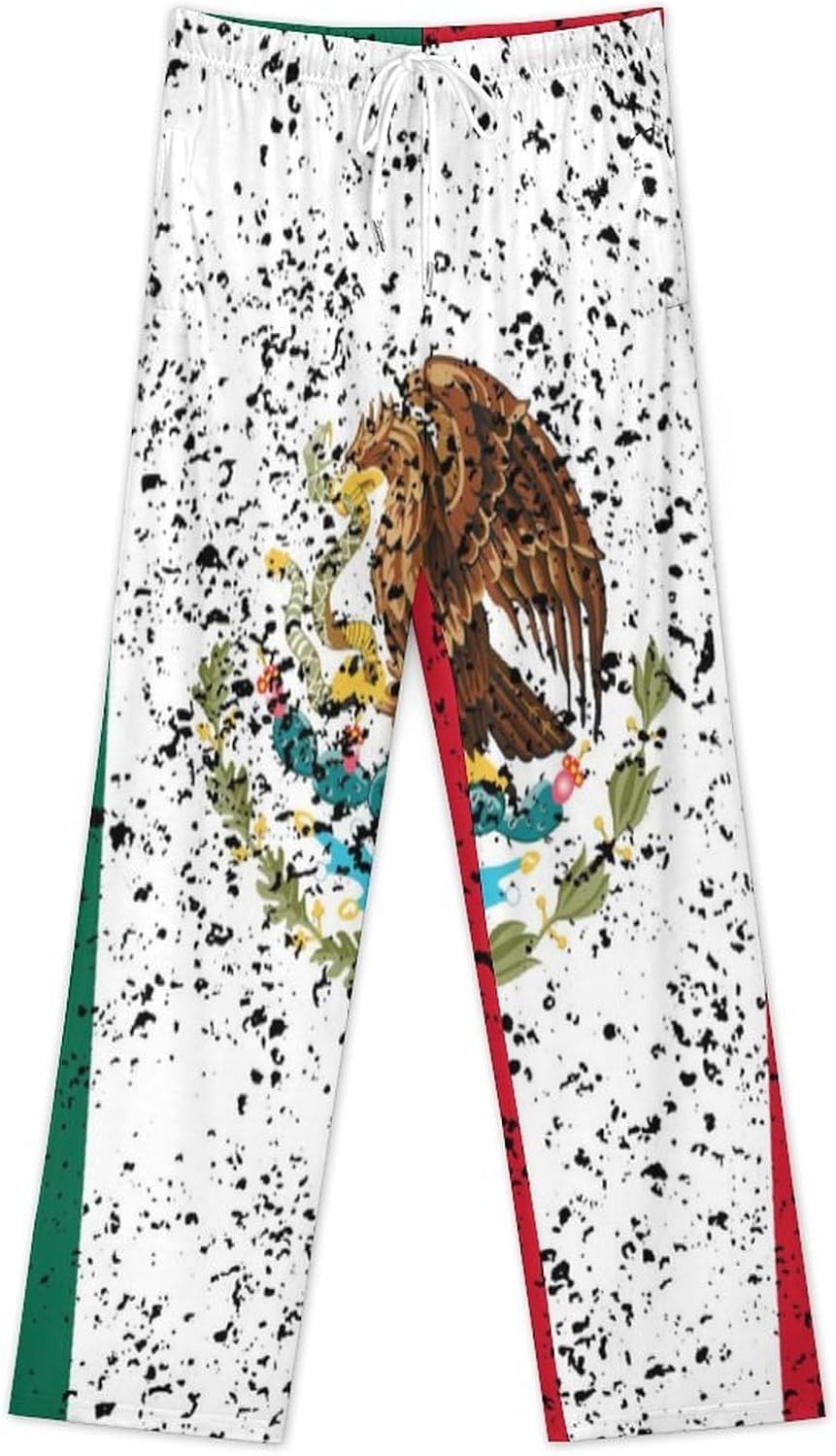 Norway Flag Men’s Pajama Pants Soft PJ Bottoms,