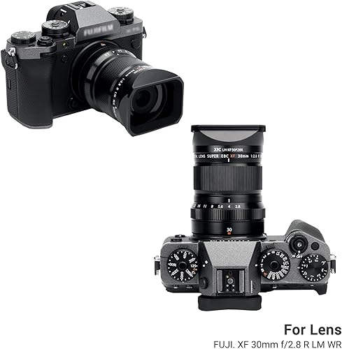 Miniatura 8 de JJC - Parasol cuadrado de metal para Fujifilm XF 1.378 in F1.4 R en Fuji X-T5 X-T4 X-T3 X-T2 X-T1 X-T30 II X-T20 X-T10 X-T200 X-T100 X-S10 X-Pro3