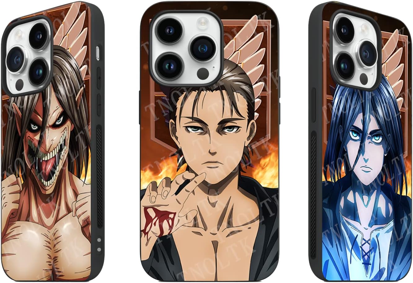 3D iPh 14 Pro Max Case Anime Motion Anime Phone Case Shockproof Soft TPU Anti-Scratch Non-Slip Japanese Manga Case for iPh 14 Pro Max 6.7 Inch