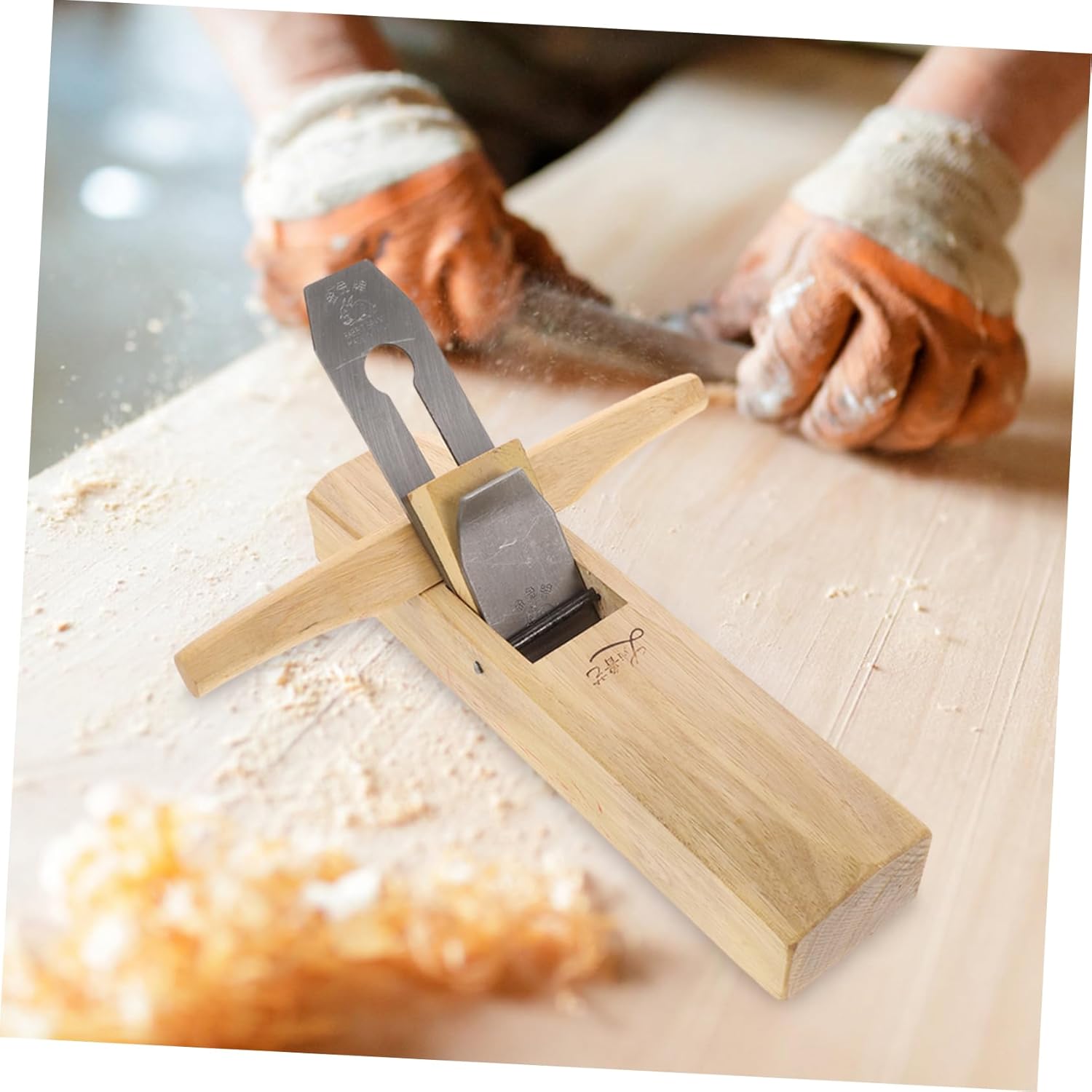 Gadpiparty Hand Planer Woodworking Tool Extended Hand-pushing Planer Wood Tool Portable for Woodworking