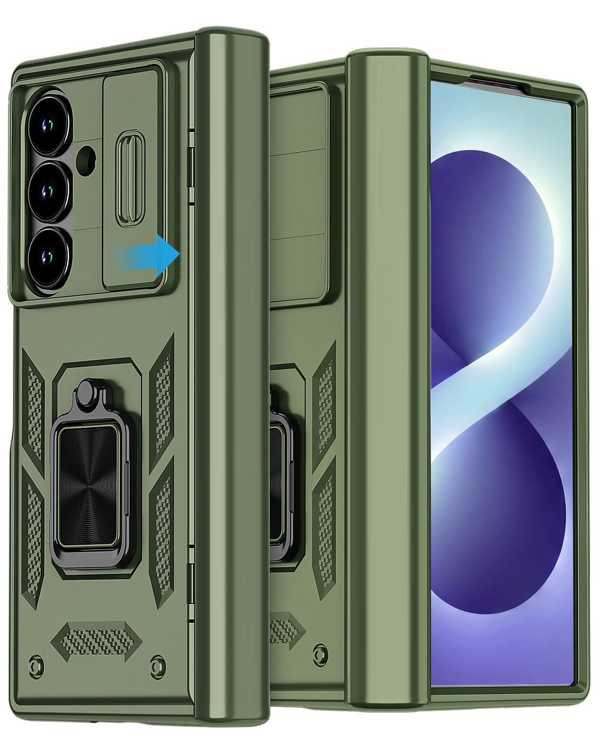 AICase for Samsung Galaxy Z Fold 8 Ultra Heavy Duty Hinge Protection Case_4