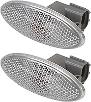 AUPARTIK Amber Side Turn Signal Fender Lights for Toyota Yaris 2006-2011 RAV4 2006-2009 Auris Corolla 2007-2010 Pair 81730-02090