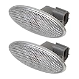 Side Turn Signal Lamp Fender Light Fit For Toyota Yaris 2006-2011 RAV4 2006-2009 Auris 2007-2010 Corolla 2007-2010 Side Marker Light 81730-02090 Amber 1Pair