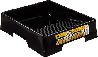 Richard 92067 HeavyDuty Jumbo Plastic Tray 91/2", 4Liter (1 gallon) , Black