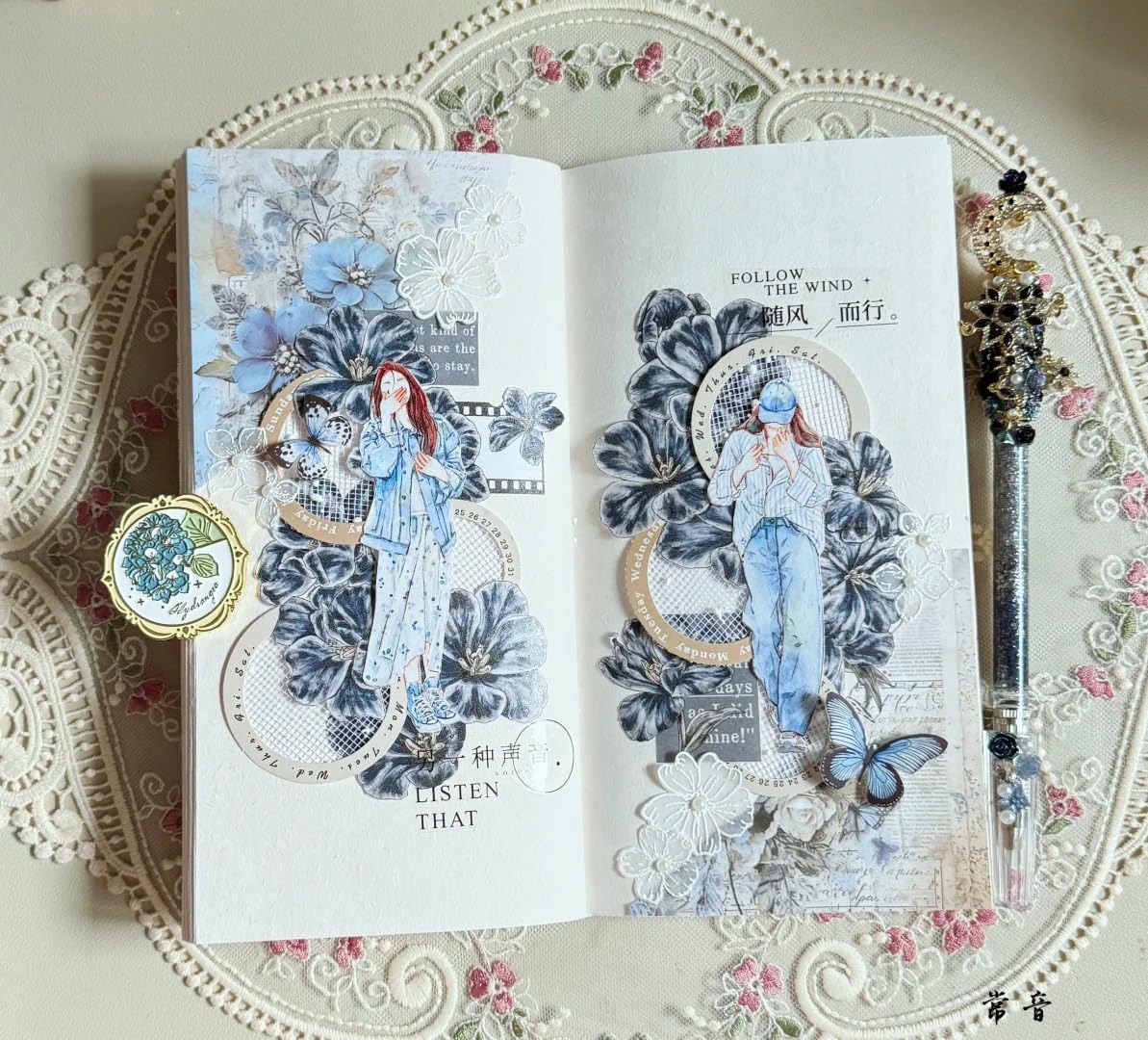 RICHTAPES DingDing Vol6-17,Clear PET Tape Stickers,1.57 In X