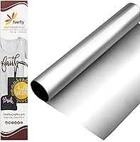 Vista 127 de Firefly Craft - Lámina de vinilo elástico para transferencia de calor, HTV metálico, para planchar para usar con Cricut y Silhouette, para prensa