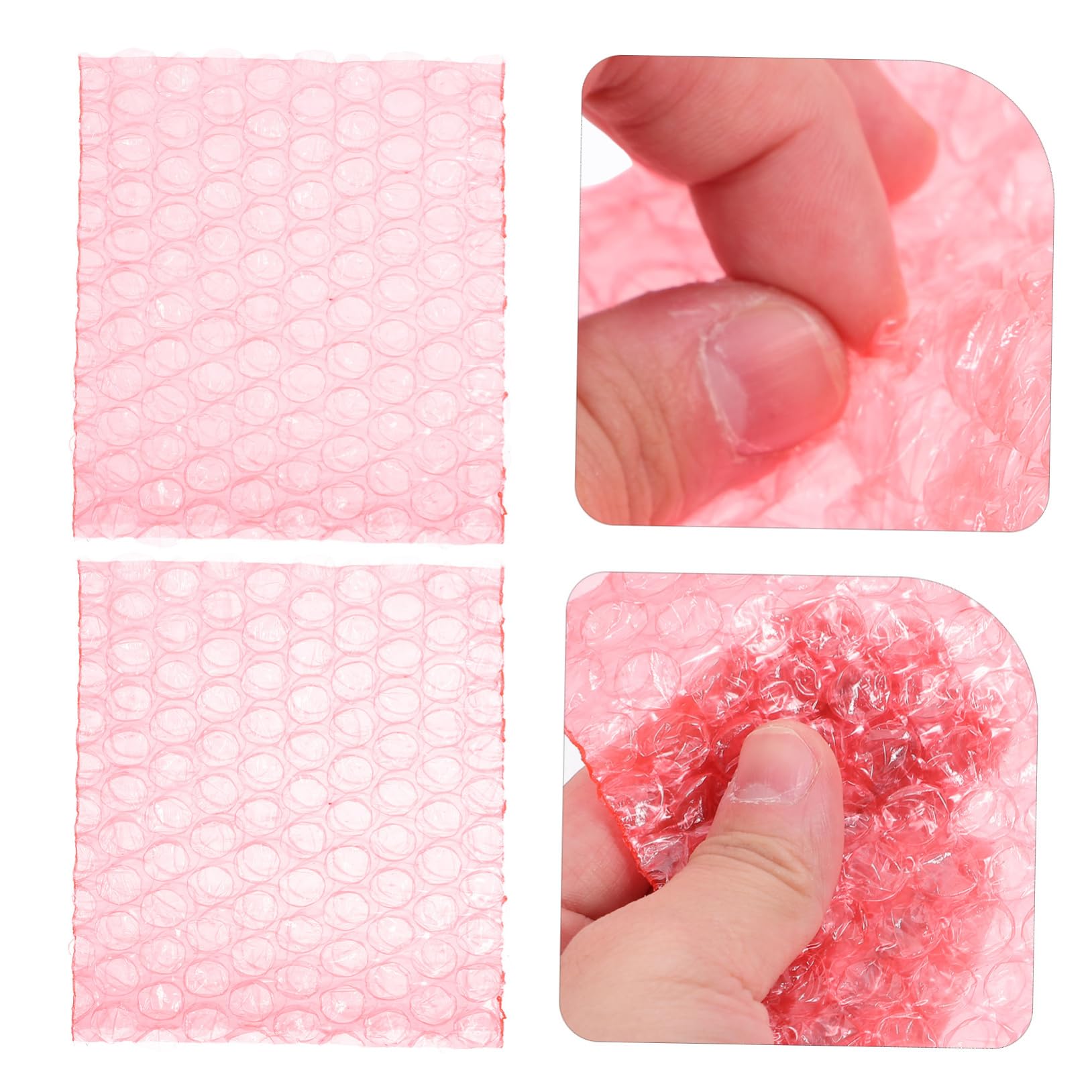 CIYODO 100pcs Bubble Pouches Big for Packing Red Anti-static Shipping Mailer Pouches