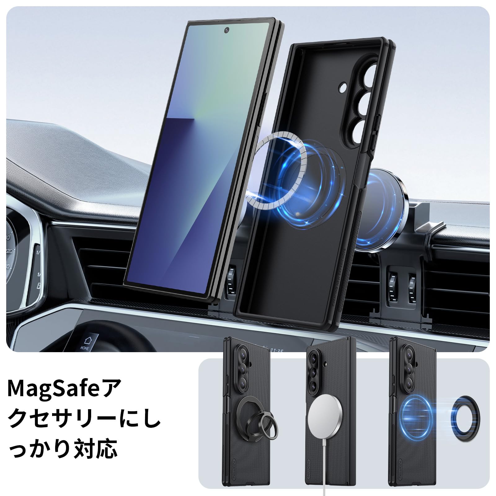 Amazon.co.jp: Nillkin 【公式直営店】 Galaxy Z fold7ケース 強化
