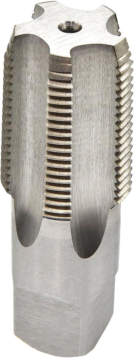 MaxTool 1/8"-27 NPT Taps (National Pipe Taper Tap) 27 TPI High Speed Steel HSS M2 Fully Ground; NP02W00R008 | Threading Taps for Pipes
