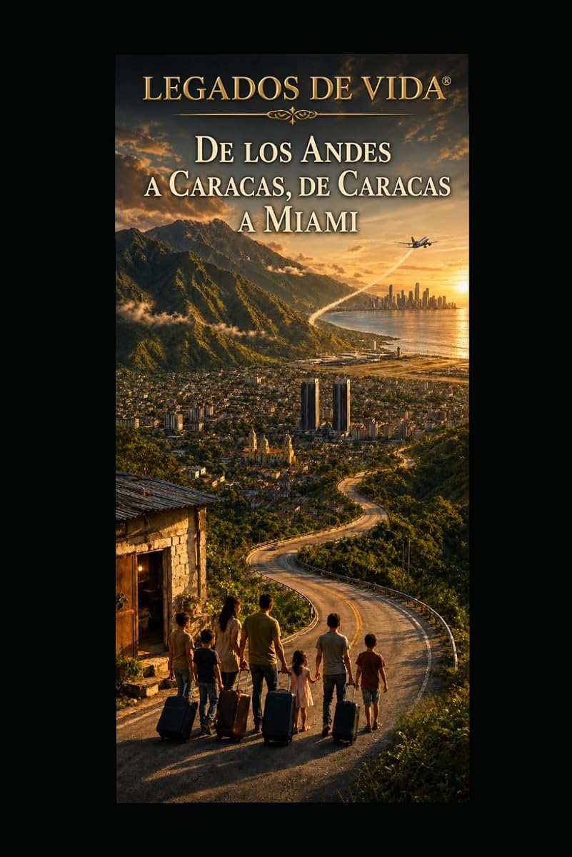 De los Andes a Caracas de Caracas a Miami (Legados de Vida) (Spanish Edition)