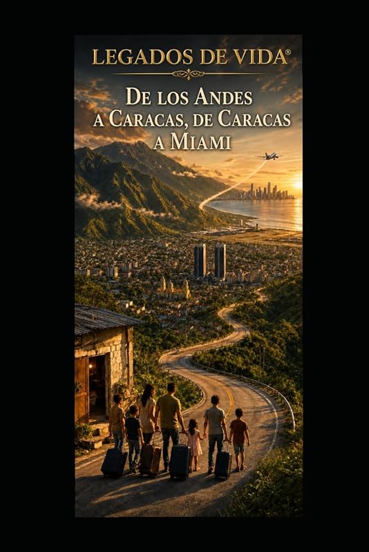 De los Andes a Caracas de Caracas a Miami (Legados de Vida) (Spanish Edition)