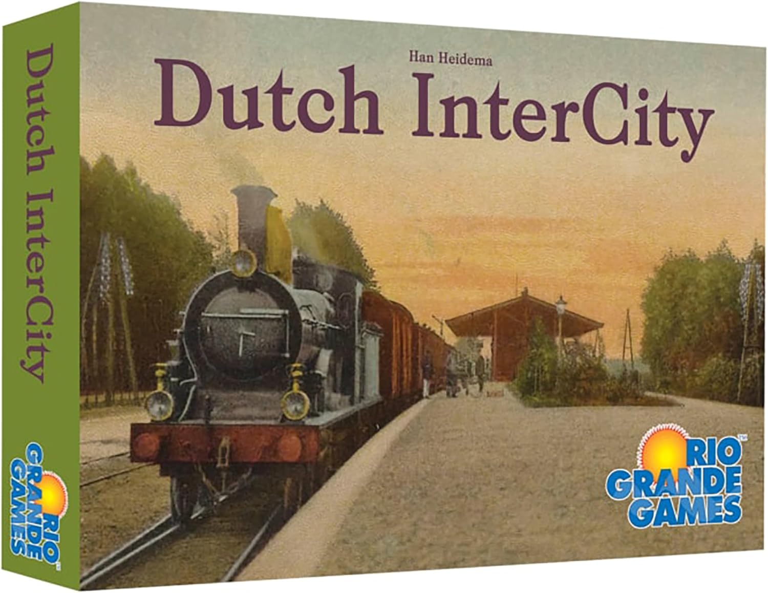 Rio Grande Games Dutch Intercity Strategy Board Game, 3-6 Players, Train Railroad Investment & Building, Ages 12+