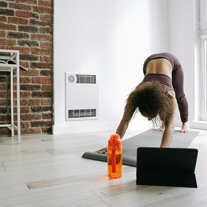 Calefactor Eléctrico Empotrable con WiFi y Termostato Digital 3000W 240V miniatura 2