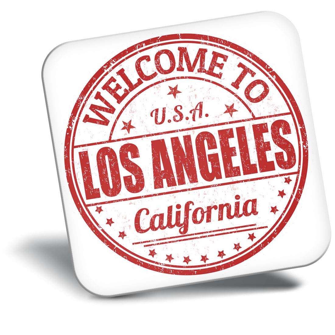 Destination Vinyl Ltd Fridge Magnet - Welcome To Los Angeles California Us 5217