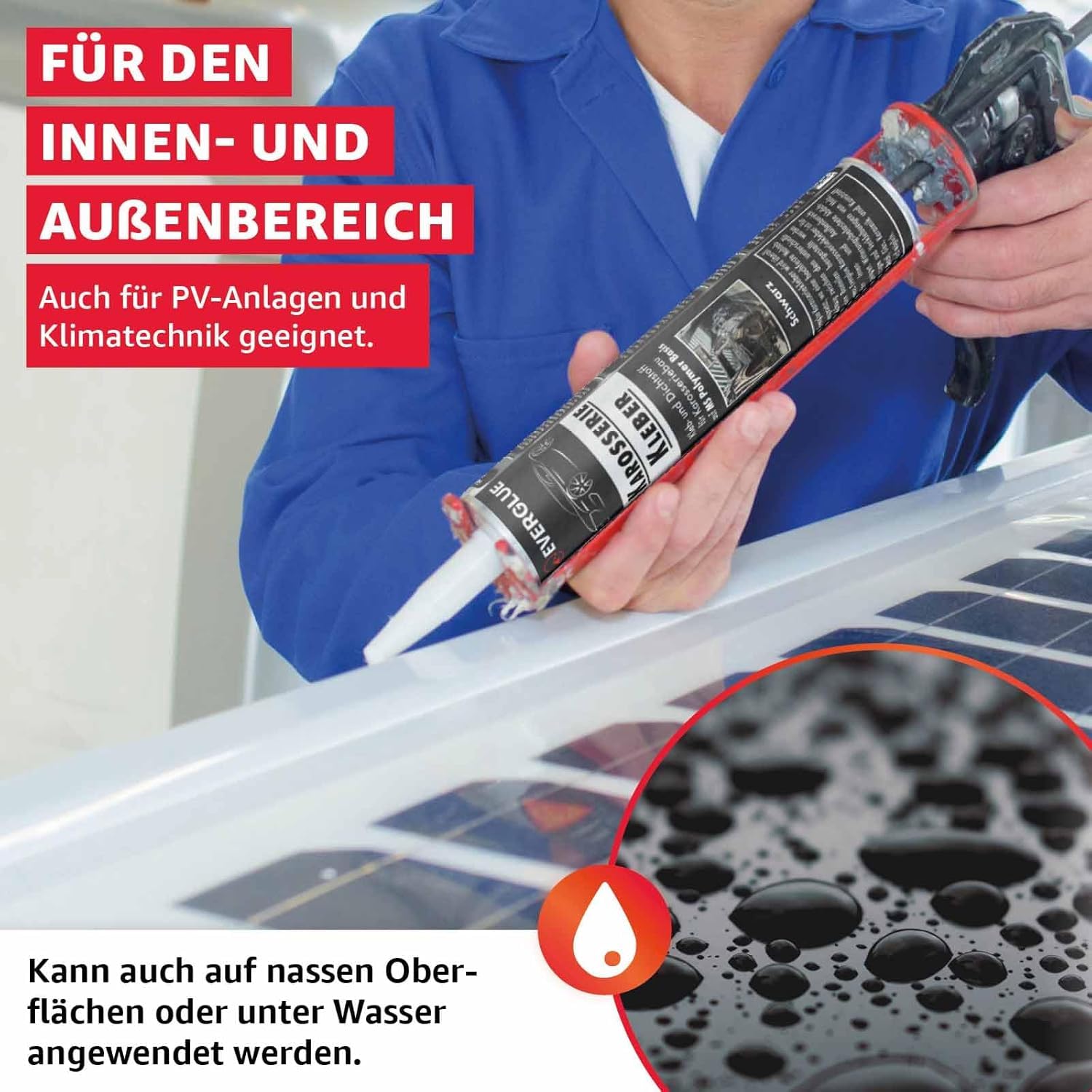 Karosseriekleber 1K MS Montagekleber UV-beständig schwarz Kartusche MS-Polymer Kraftkleber extra stark elastischer Kleb-und Dichtstoff Fahrzeugbau Van Wohnmobil (6)