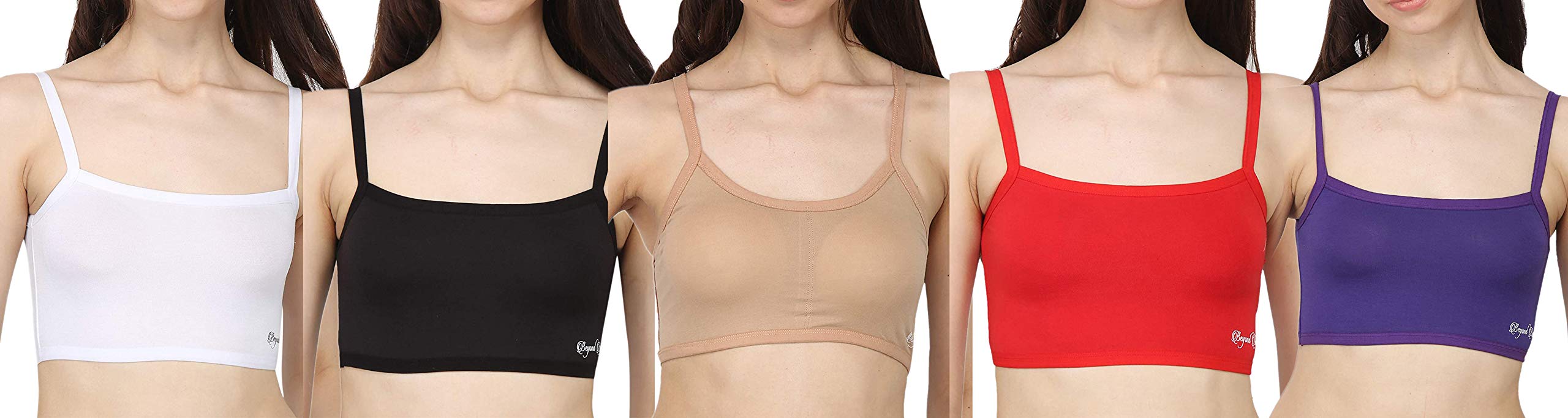 BEYOND BEAUTYWomen's Nylon & Spandex Non Padded Non-Wired T-Shirt Bra