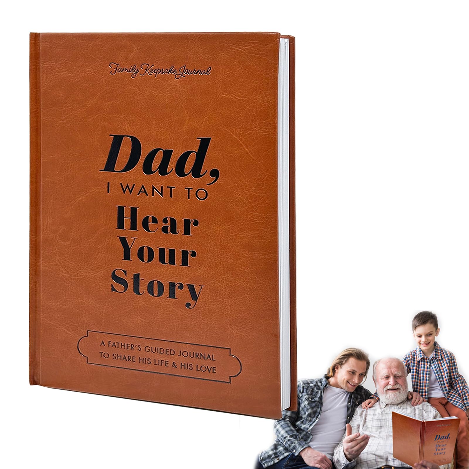 Dad I Want To Hear Your Story: Recording Father's Life Journey The Best Gift for Dad Get to Know Your Father Better Share the Love-Dad