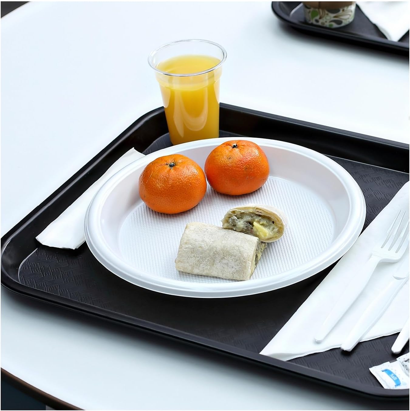 Boardwalk BWKPLHIPS10WH - Hi-Impact Plastic Dinnerware