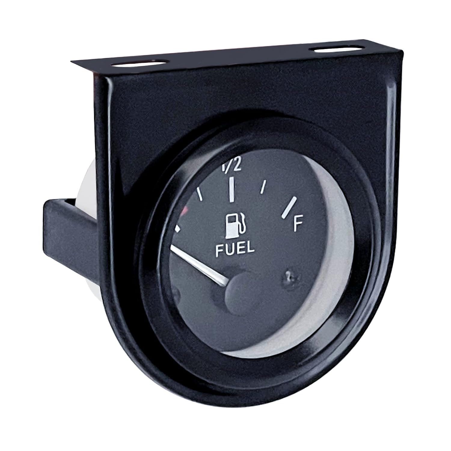 2" Universal Fuel Level Gauge E-1/2-F Pointer 52mm Fuel Tank Meter with LED Backlight 12V