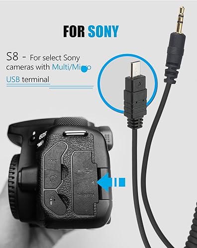 Vista 17 de AODELAN Mando a distancia inalámbrico para cámaras Nikon, temporizador remoto cable de liberación del obturador para Z9 D5 D6 D800 D810 D850