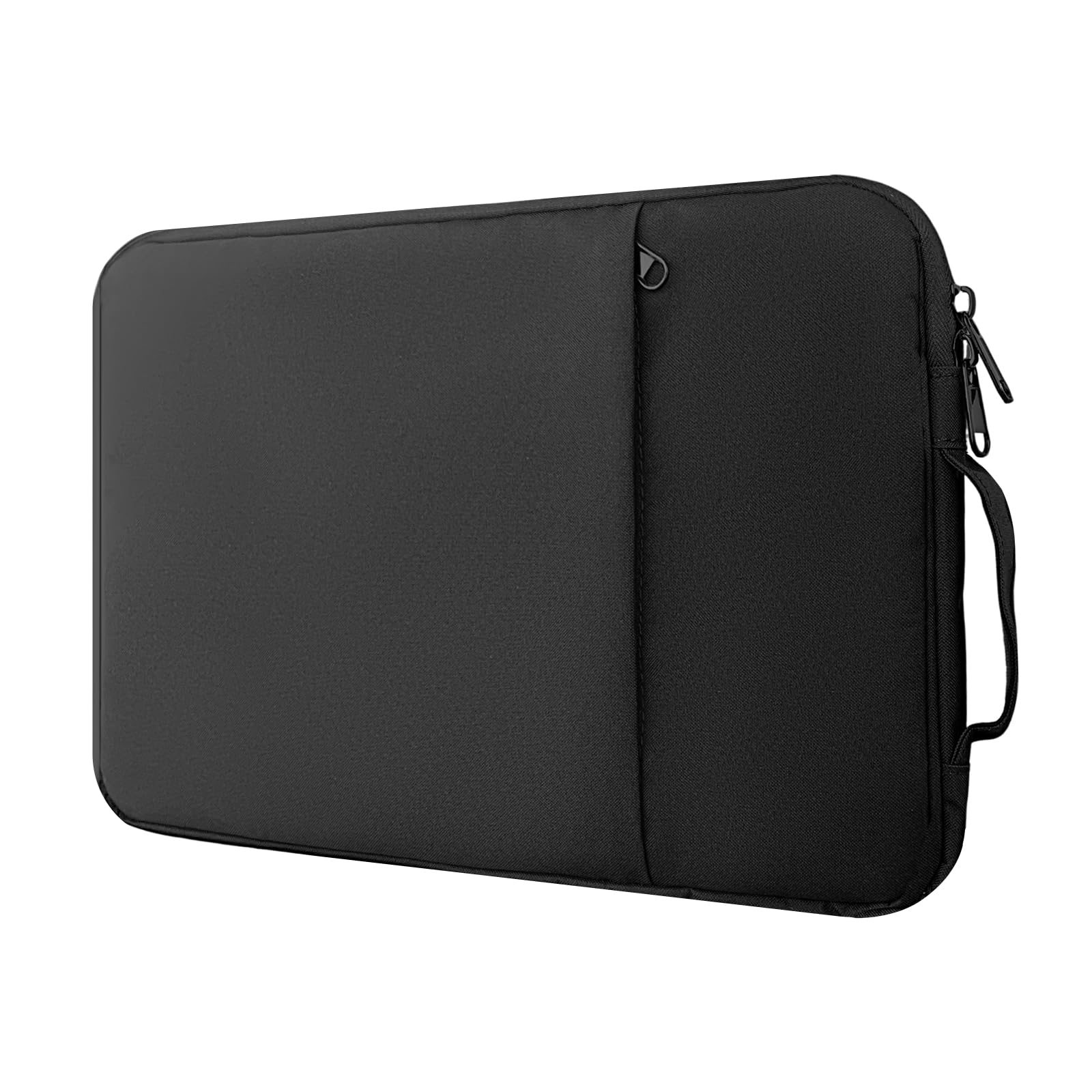CNMTCCO Etui na laptopa 14 cali do MacBook Air 2025-2022 13,6 cala Apple M4 M3 M2 i MacBook Pro 13,3 cala M2 Chip Accessory Travel Carrying Canvas Bag Cover Simple Case (czarny)