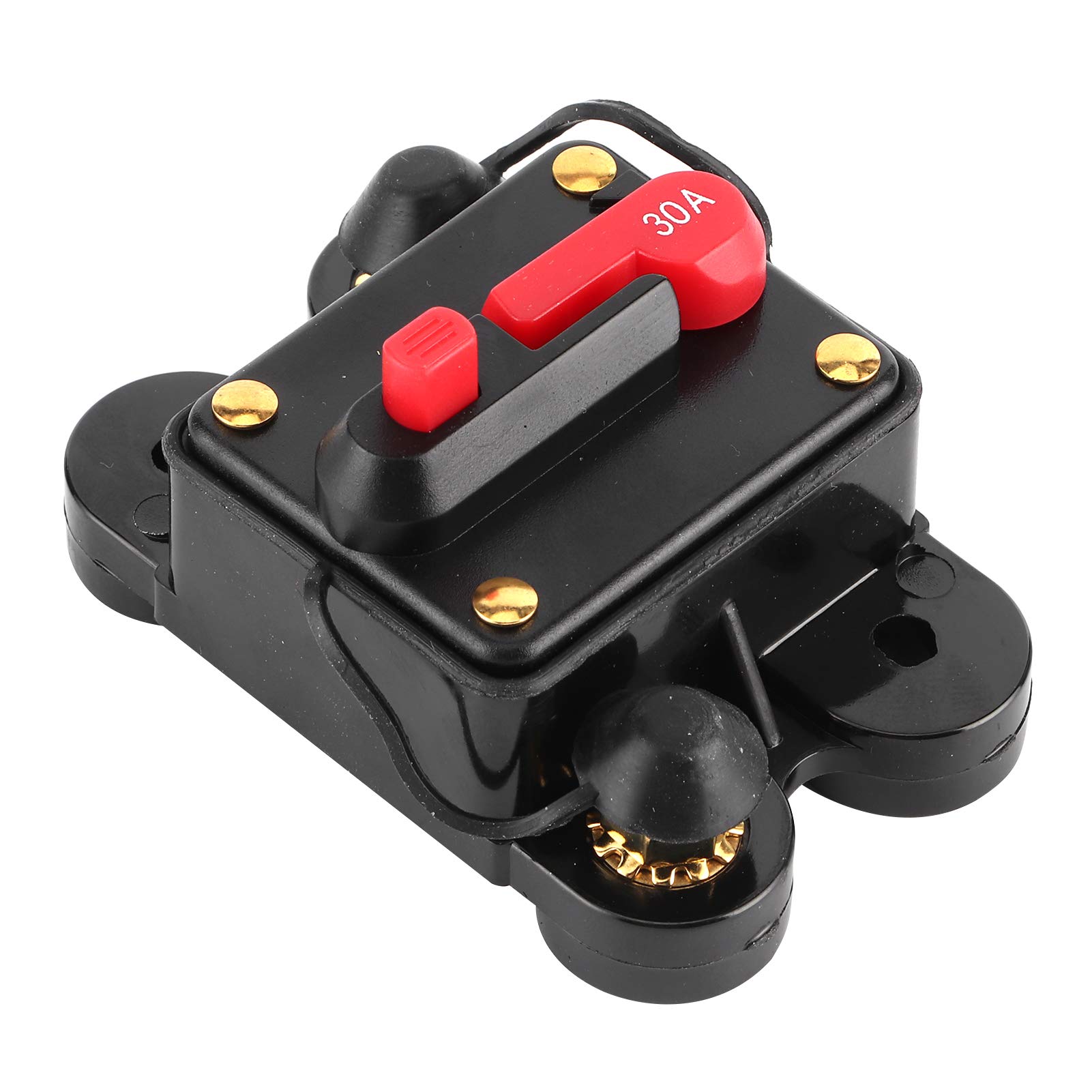 Interruttore Di Circuito In Linea 30A Per Auto 12-24V DC – Portafusibile Resettabile Con Protezione, Per Audio Auto, Nautica, Furgoni