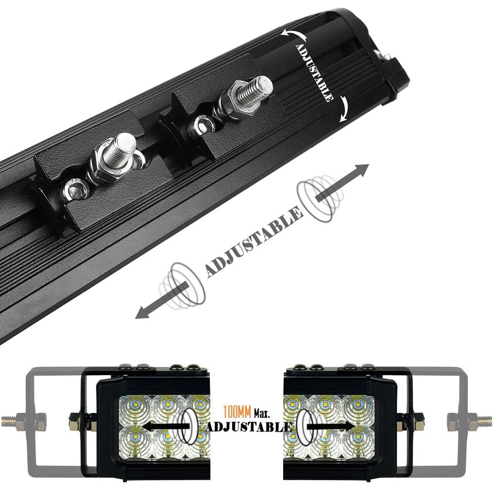 Reflektor roboczy LED Bar nowy reflektor skorupa światła OSRAM chipy 15840LM Combo reflektor światło robocze (23" D5)