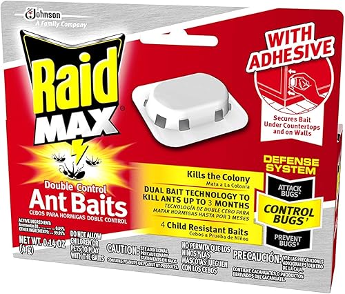 Miniatura 3 de Raid Cebos para hormigas de doble control, 4 CT (paquete - 3) LL8