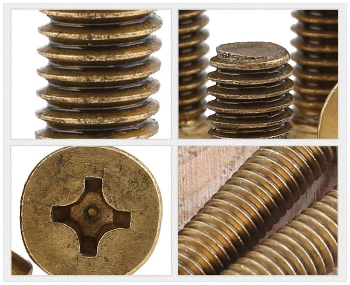 200 Viti M2x10 Mm Testa Piatta - Ottone, A Croce Phillips, Per Piccoli Lavori - Foto 13