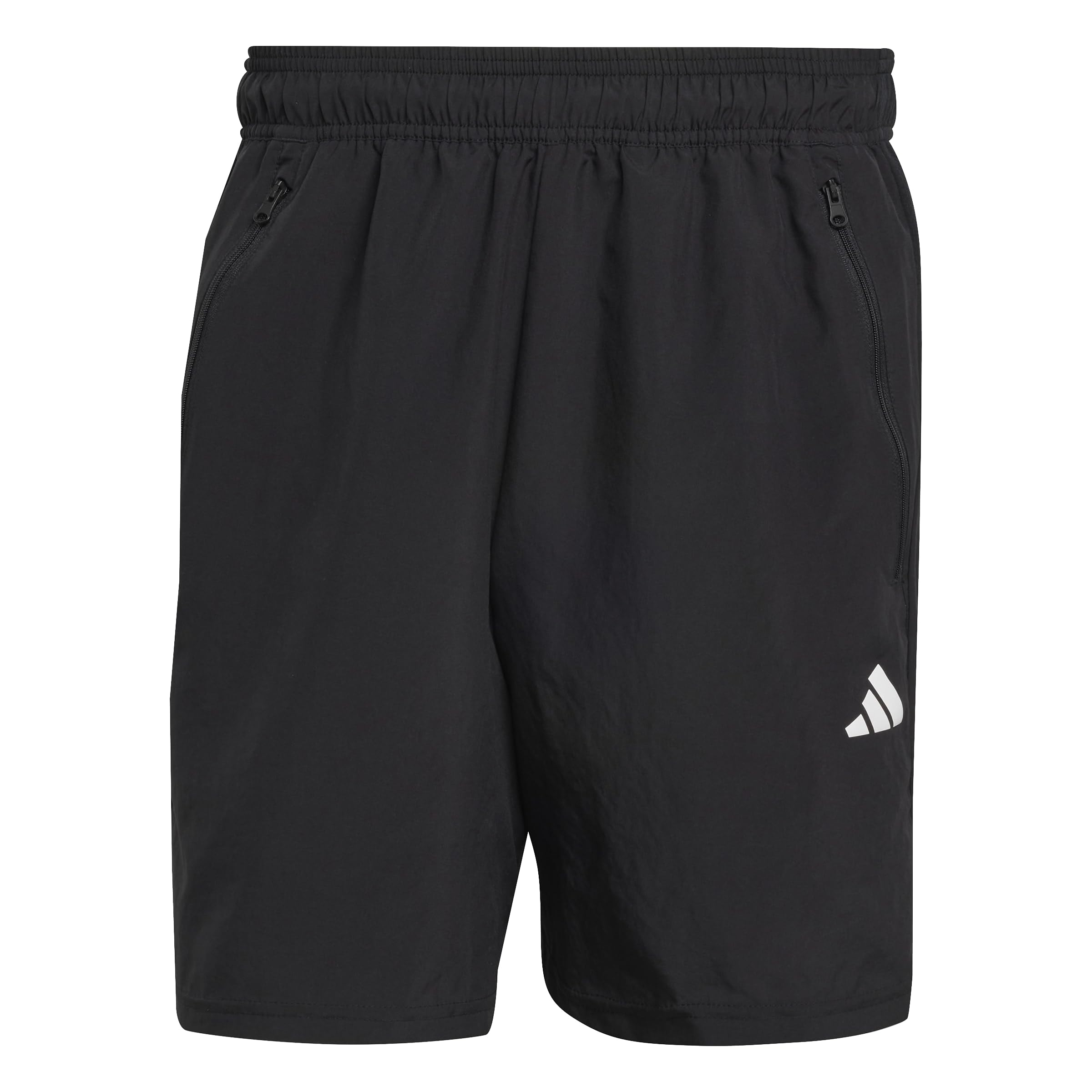 adidas Men's Train Essentials Woven Training Shorts, Black/White, XS 7 inch
