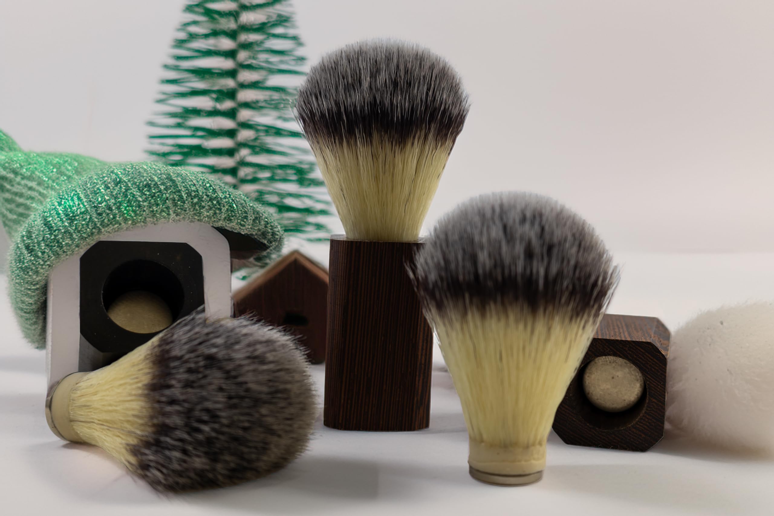 Blaireau ébène wengé poils interchangeable pour un rituel barbier chez soi - 8